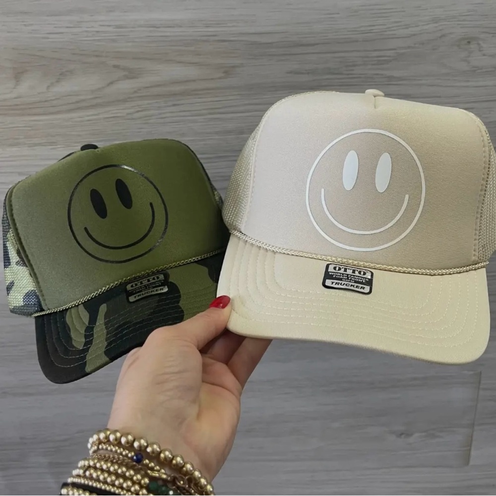 Smiley Face Trucker Hat